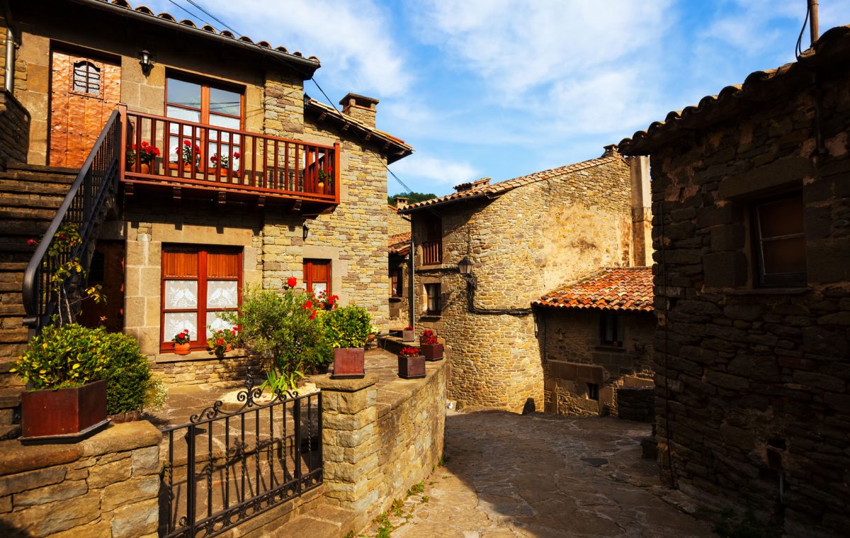 old-street-medieval-catalan-village